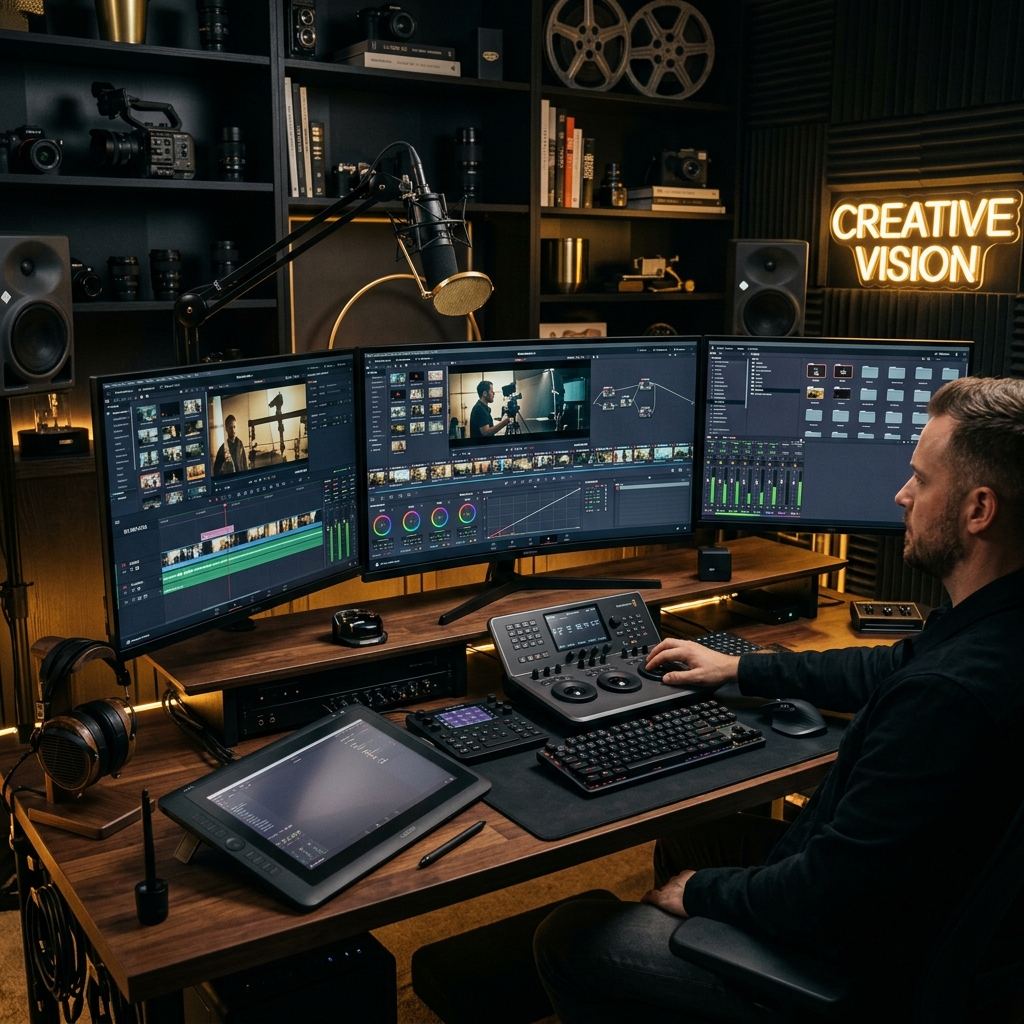 Creative Video Director Workspace